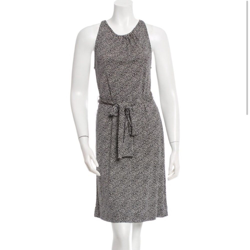 Tory Burch Heart Print Silk Dress